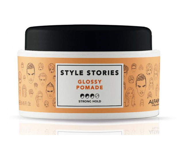 STYLE STORIES Glossy Pomade Помада сильной фиксации, придающая экстра блеск 100мл