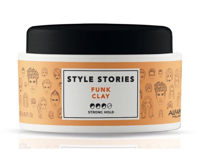 STYLE STORIES Funk Clay Глиняная паста сильной фиксации для эффекта матовых волос 100мл