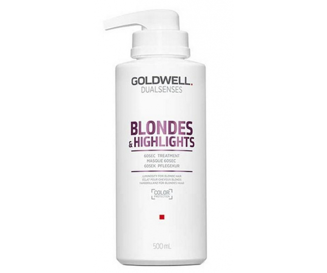 Dualsenses Blondes and Highlights 60 sec Treatment - Интенсивный уход за 60 секунд для осветленных волос 500 мл