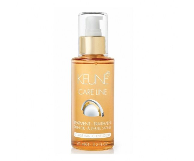 KEUNE Масло плюс КЭЕ ЛАЙН Шелковый уход для жестких волос / CL SATIN OIL TREATMENT COARSE 95 мл