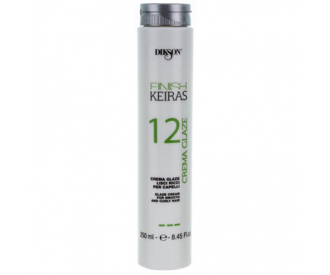 KEIRAS FINISH CREMA GLAZE 12  Крем-глазурь для гладких/кудрявых волос 250мл
