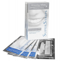 Amazing White SuperStrips Эффективные и безопасные полоски для отбеливания чувствительных зубов 