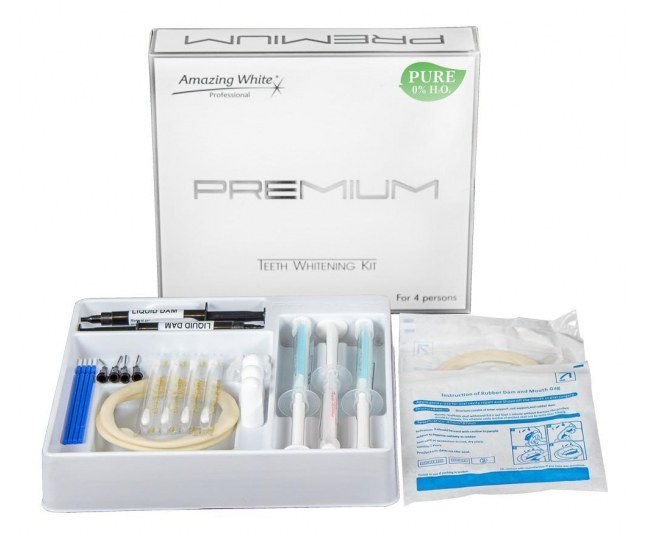 Premium Pure Teeth Whitening Kit 0% Набор для профессионального отбеливания на 4 человека