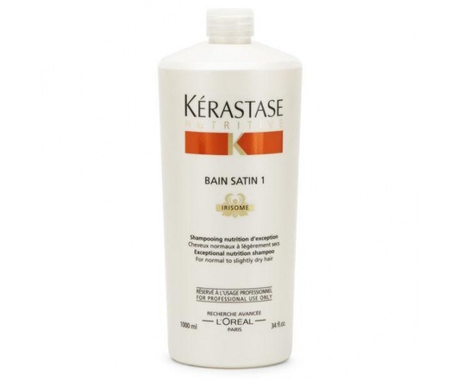 KERASTASE Nutritive Irisome Шампунь-ванна с питательным комплексом для нормальных и сухих волос САТИН №1 1000 ml