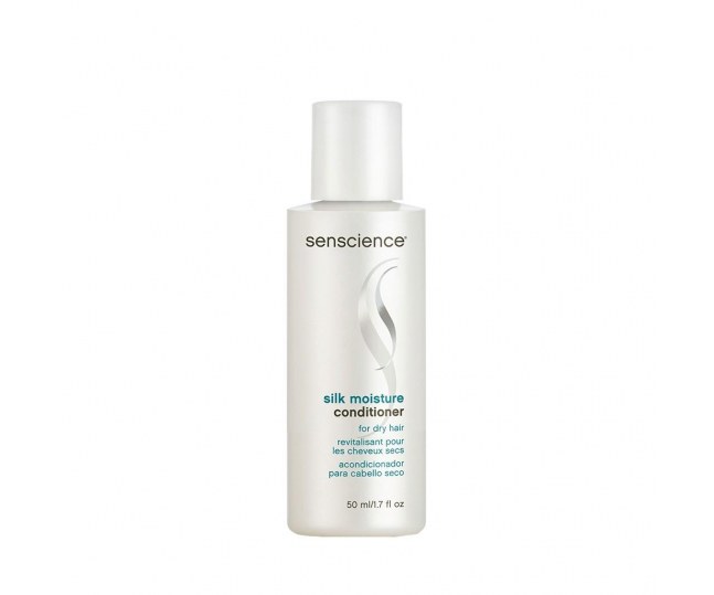 SENSCIENCE Shiseido lab. Кондиционер SILK MOISTURE CONDITIONER для ухода за повреждёнными (окрашенными, сухими, ломкими волосами) 50ml