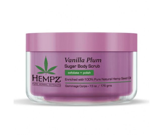 HEMPZ Скраб для тела Слива и Ваниль / Vanilla Plum Herbal Sugar Body Scrab 176 g