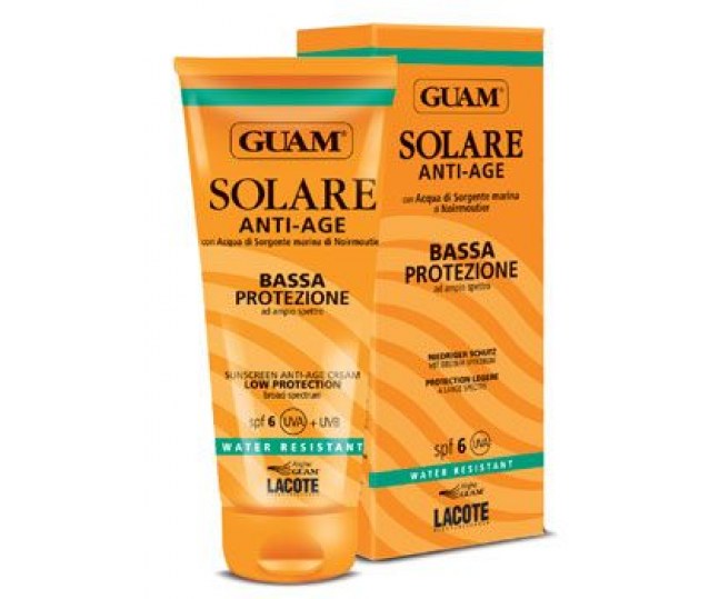 Guam Крем солнцезащитный SPF6 SOLARE ANTI-AGE 150 ml