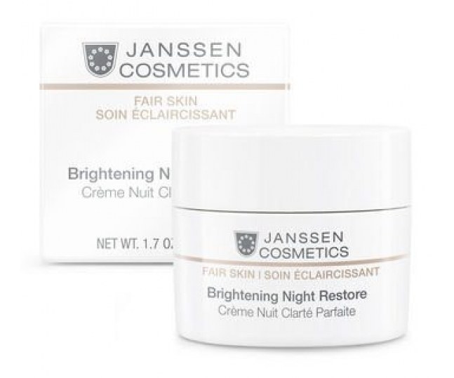 JANSSEN COSMECEUTICAL Janssen Brightening Night Restore - Осветляющий восстанавливающий ночной крем 50ml