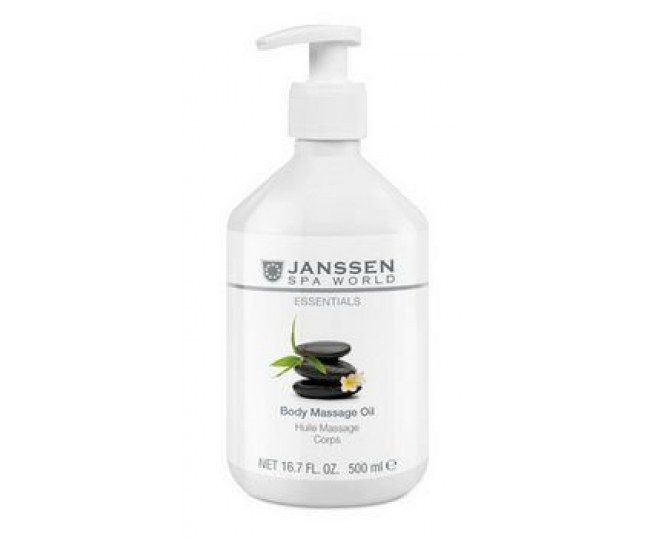 JANSSEN COSMECEUTICAL Janssen Body Massage Oil Натуральное массажное масло "МАКАДАМИЯ" 500 ml