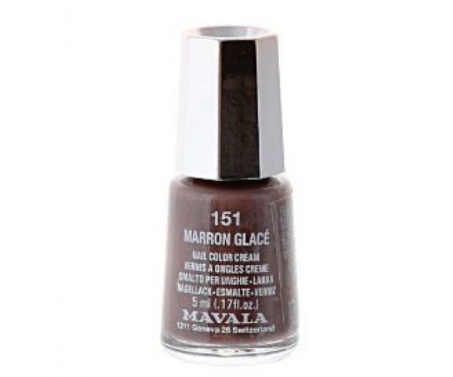 Mavala Профессиональный лак для ногтей Каштановое мороженое Тон 151 Marron Glace 14 ml