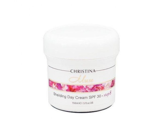 CHRISTINA Shielding Day Cream SPF 30 - шаг 8: защитный дневной крем 150 ml