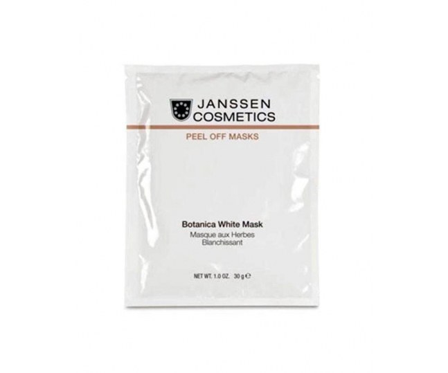 JANSSEN COSMECEUTICAL Janssen Botanical White Mask Осветляющая моделирующая маска 10 x 30 g