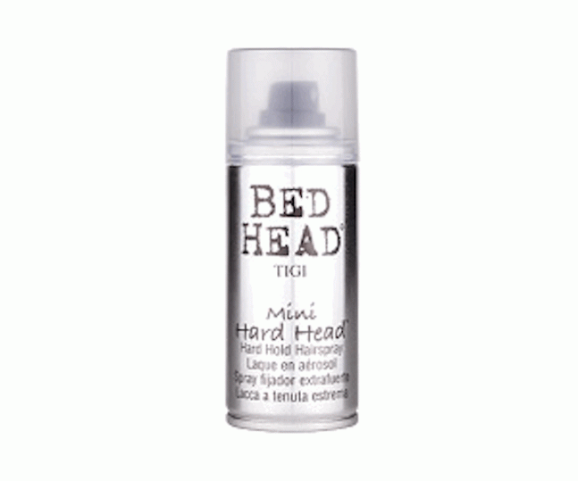 TIGI Bed Head Hard Head Mini - Лак для суперсильной фиксации 101мл