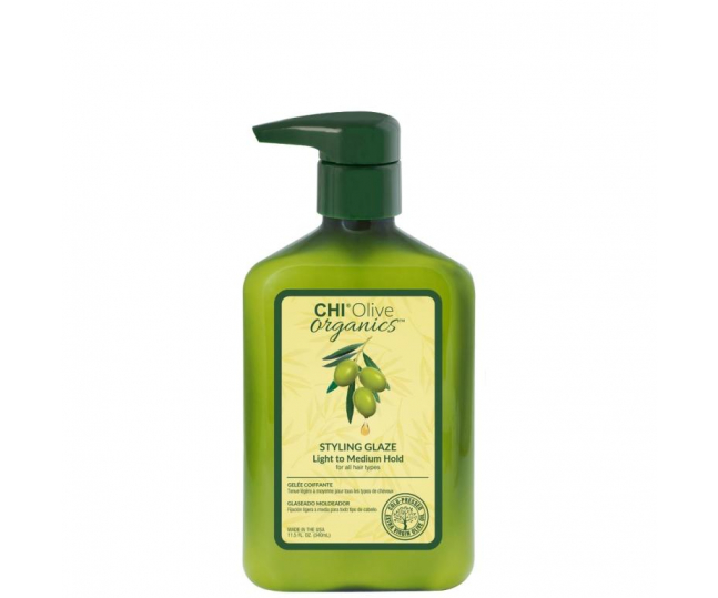 OLIVE ORGANICS Гель стайлинг средней фиксации 340мл