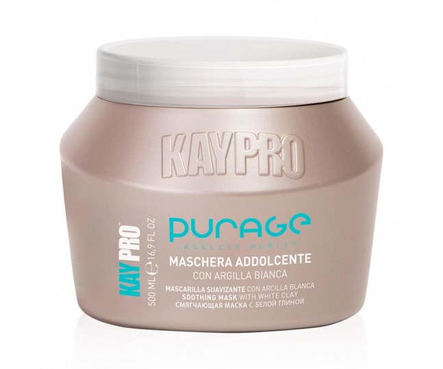 МАСКА ДЛЯ ВОЛОС НА ОСНОВЕ БЕЛОЙ ГЛИНЫ  SOOTHING MASK WHITE CLAY - 500мл