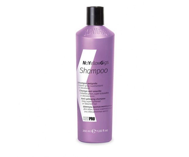Шампунь против желтых оттенков - shampoo no yellow gigs 350 ml