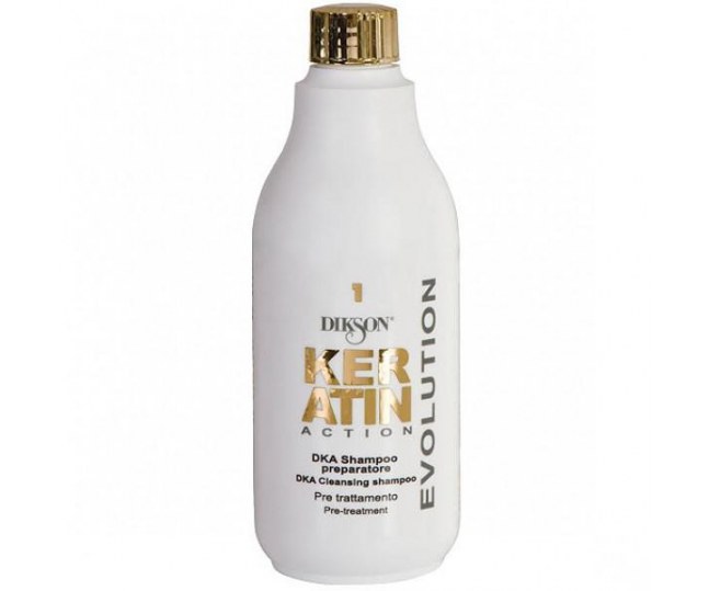 KERATIN ACTION DKA / Cleansing shampoo Pre–treatment №1 DKA/ Подготовительный шампунь