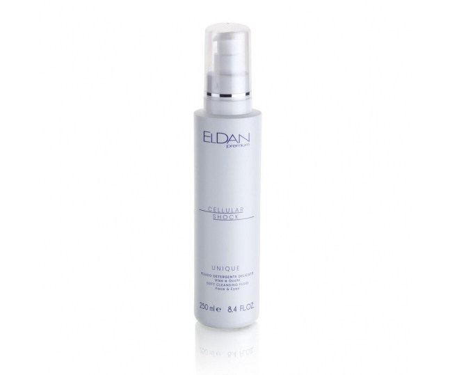 ELDAN Premium cellular shock soft cleansing fluid face&eyes Универсальная очищающая жидкость  250мл