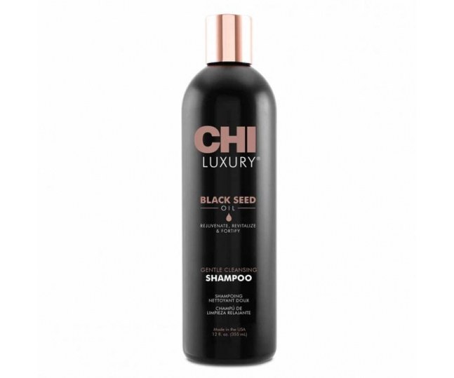 Luxury Black Шампунь с маслом семян черного тмина для мягкого очищения волос 355мл