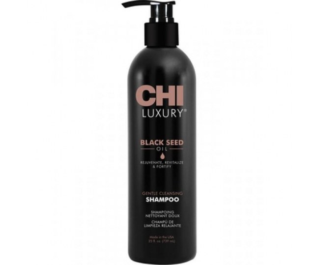 Luxury Black Шампунь с маслом семян черного тмина для мягкого очищения волос 739мл