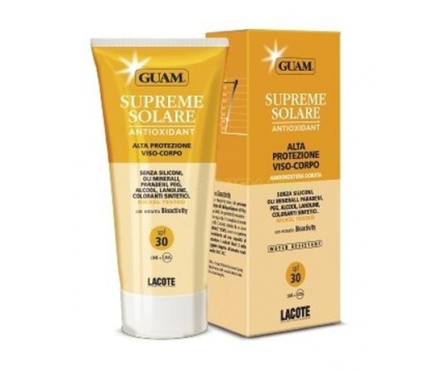 Guam Солнцезащитный крем SPF 30  линия SOLARE 150мл