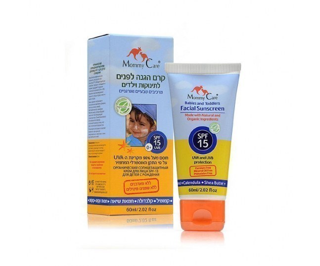 MOMMY CARE Face Sunscreen SPF15 Органический Солнцезащитный Крем Для Лица 60мл