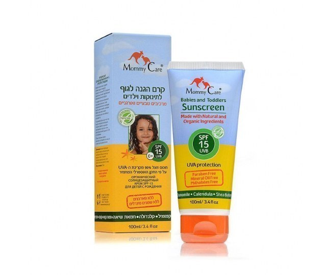 MOMMY CARE Sunscreen Protection SPF15 Органический Солнцезащитный Крем Для Тела 100мл