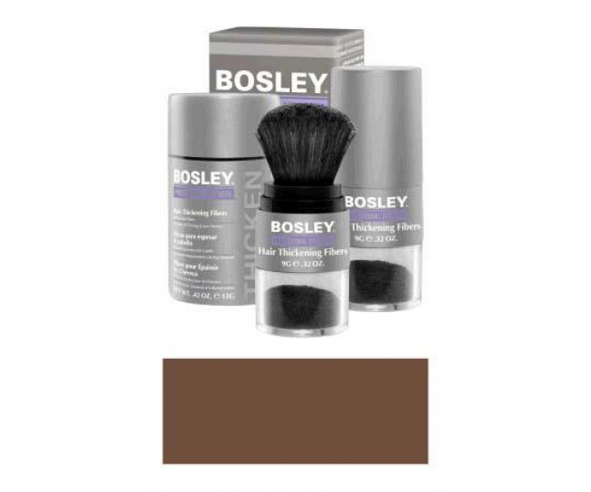 BOSLEY PRO Hair Thickening Fibers - Medium Brown Кератиновые волокна - средне-коричневые 12г