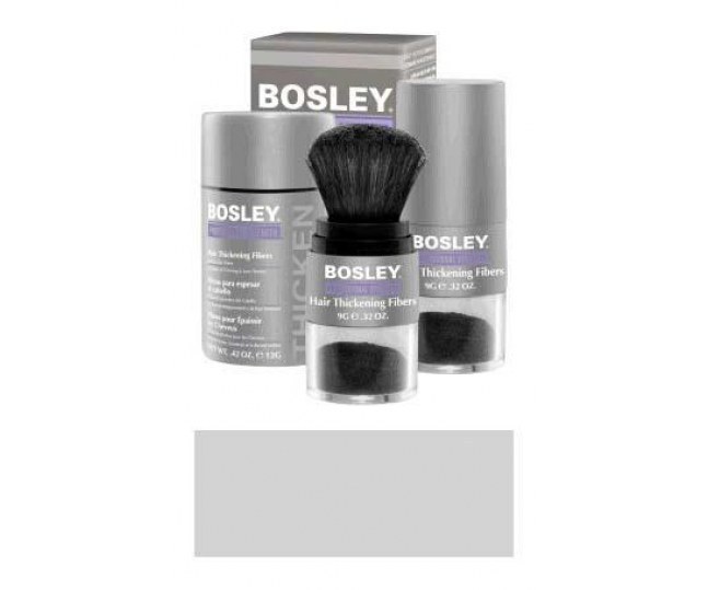BOSLEY PRO Hair Thickening Fibers - Gray Кератиновые волокна - седой 12г