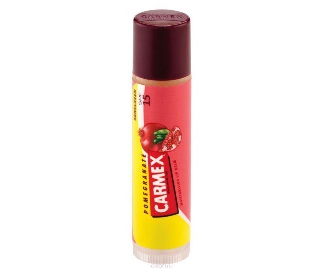 CARMEX Бальзам для губ с ароматом граната с защитой от воздействия ультрафиолета SPF15, стик в блистере 4,25