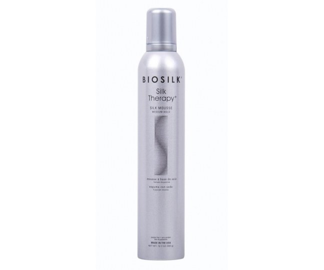 Biosilk Шелковая Терапия Мусс для укладки средней фиксации 284гр