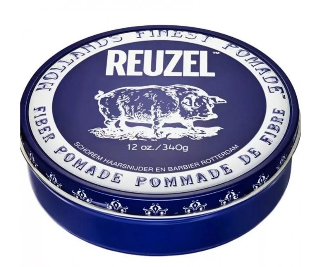 Reuzel Fiber Pomade темно-синяя паста Hog 340г