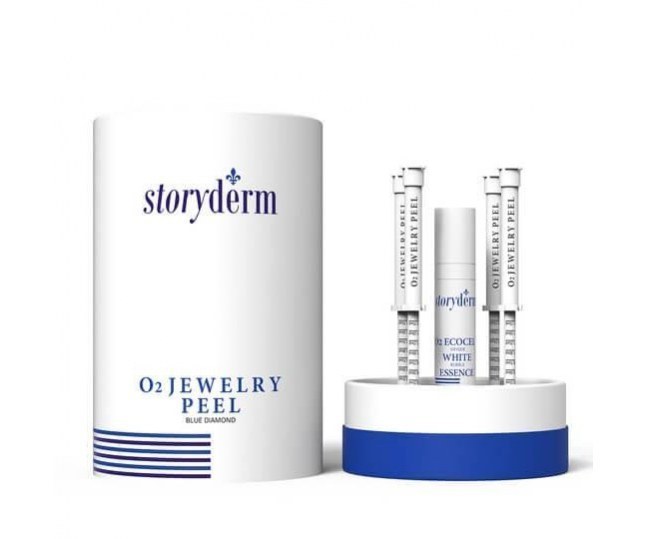 O2 Jewelng Peel Кислородный пилинг для сияния кожи с алмазной пудрой 4*2мл+эссенция O2