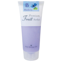 COSMEPRO Premium Fruit Sorbet Body Massage Blueberry Премиальный фруктовый скраб-сорбет для тела на основе соли Черника 500г