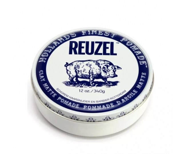 Reuzel Clay Matte Pomade белая глина Hog 340г