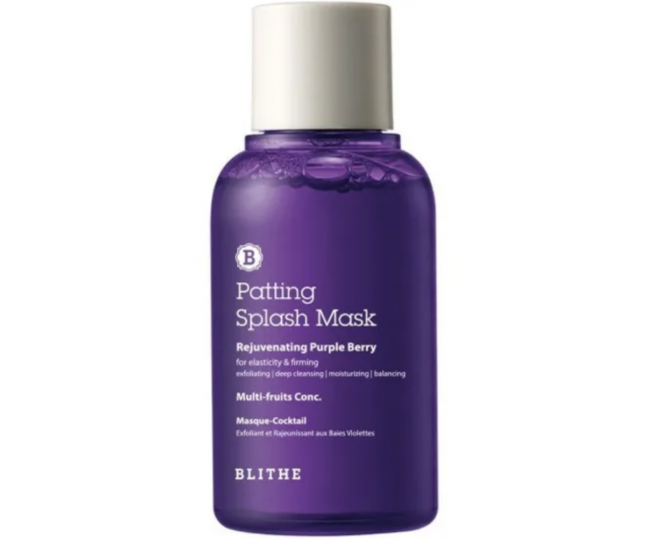 Blithe Сплэш-маска омолаживающая patting splash mask purple 70мл