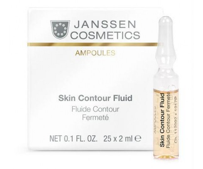JANSSEN COSMETICS Skin Contour Fluid Anti-age лифтинг-сыворотка в ампулах с пептидами, стимулирующими синтез эластина 7 х 2мл