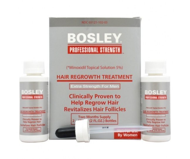 BOSLEY PRO Hair Regrowth Treatment Extra Strength For Men 5% - Усилитель Роста Волос (Для Мужчин) 2*60 мл