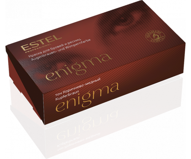 ESTEL Enigma Краска для бровей и ресниц тон коричнево-медный 20/20мл