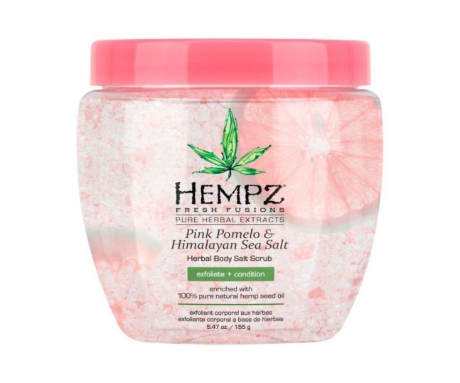 Скраб для тела Помело и Гималайская соль Pink Pomelo & Himalayan Sea Salt Herbal Body Salt Scrub 198г 
