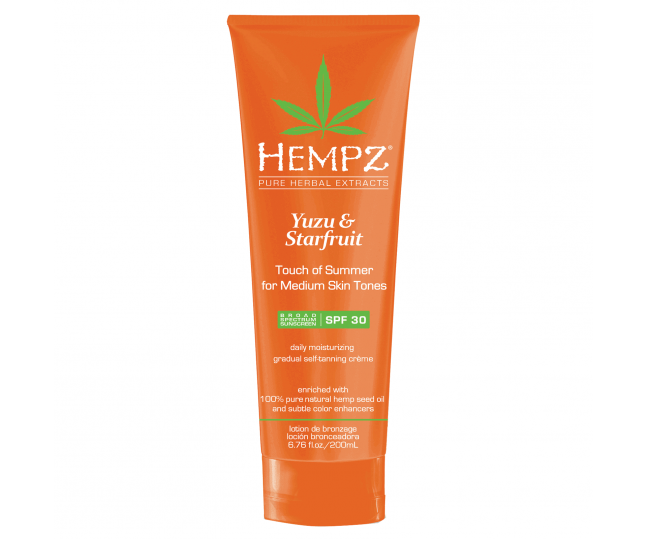 Молочко солнцезащитное для кожи темного оттенка Юдзу и Карамбола SPF 30 Yuzu & Starfruit Touch of Summer Medium Skin 200мл