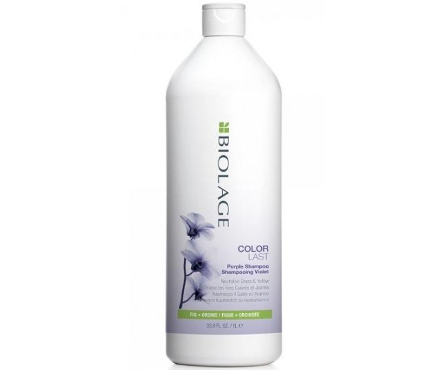 Фиолетовый Шампунь Biolage COLORLAST для нейтрализации желтизны 1000мл