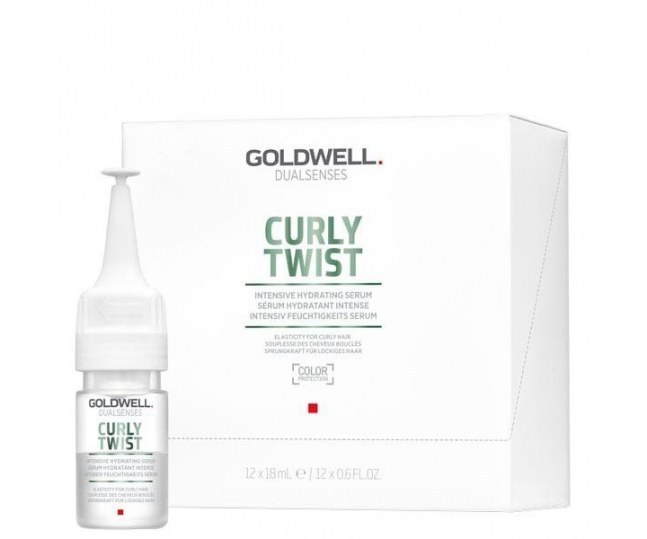 Goldwell Dualsenses Curly Twist Intensive Hydrating Serum - Интенсивная увлажняющая сыворотка для вьющихся волос 18мл