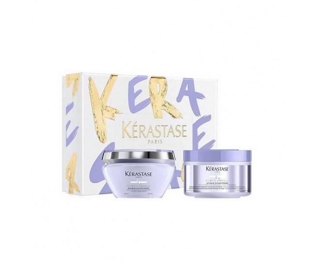 Новогодний набор 2022 Kerastase Blond Absolu для осветленных волос (шампунь 250мл+маска 200мл)