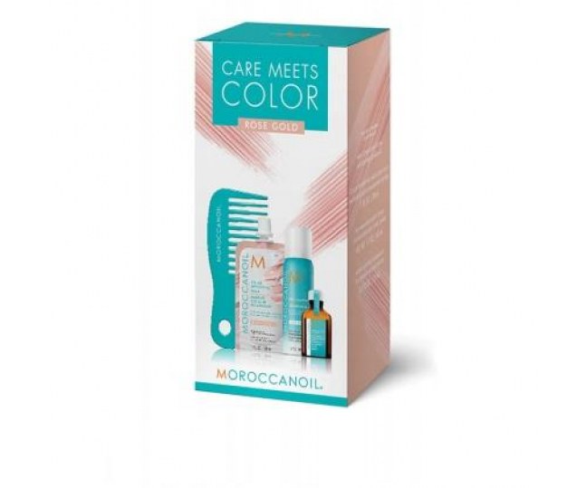 Набор Moroccanoil Color meets Care Rose Gold