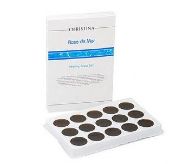 CHRISTINA Rose de Mer Soap Peel Мыльный пилинг "Роз де Мер" (набор 15 шт.) 450 ml