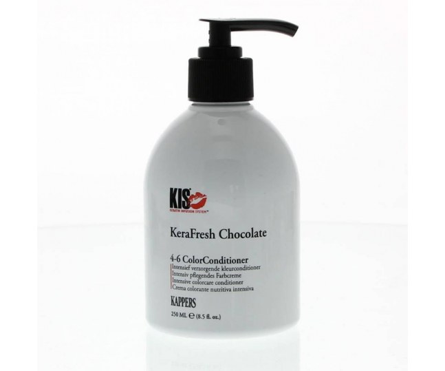 KERAFRESH COLOR CONDITIONER Chocolate Кератиновый питательный тонирующий кондиционер Шоколад 250мл
