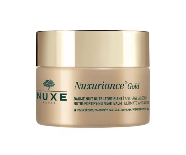 Питательный укрепляющий антивозрастной ночной бальзам для лица NUXURIANCE GOLD 50мл