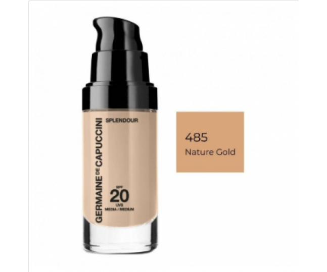 SPLENDOUR Ultra-radiant treatment makeup SPF20 Тональный крем,тон 485, натуральный золотой 