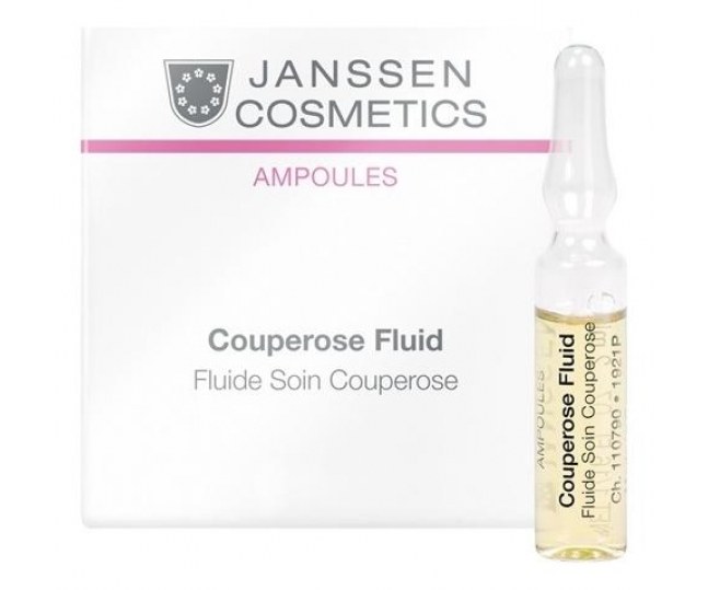 JANSSEN COSMETICS Couperose Fluid Сосудоукрепляющий концентрат для кожи с куперозом, 7 x 2 мл